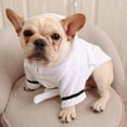 thumbnail image 3 of Chien de Compagnie Chiot Chat Doux Épaissir Peignoir Serviette Robe Robe Pyjama Séchage Rapide Manteau à Capuchon, 3 of 5