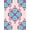 Pink, Pattern 4, variant on ODIKA 4' x 6' Machine Washable Non-Slip Area Rug, Moroccan Medallion High Traffic Rug, Purple, 367739