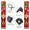 thumbnail image 4 of Creative Nutcracker Door Couplet Christmas Decoration for Front Door,Xmas Welcome Hanging Snowman Banners for Door Porch Garden Xmas Festival Holiday Decorations, 4 of 6