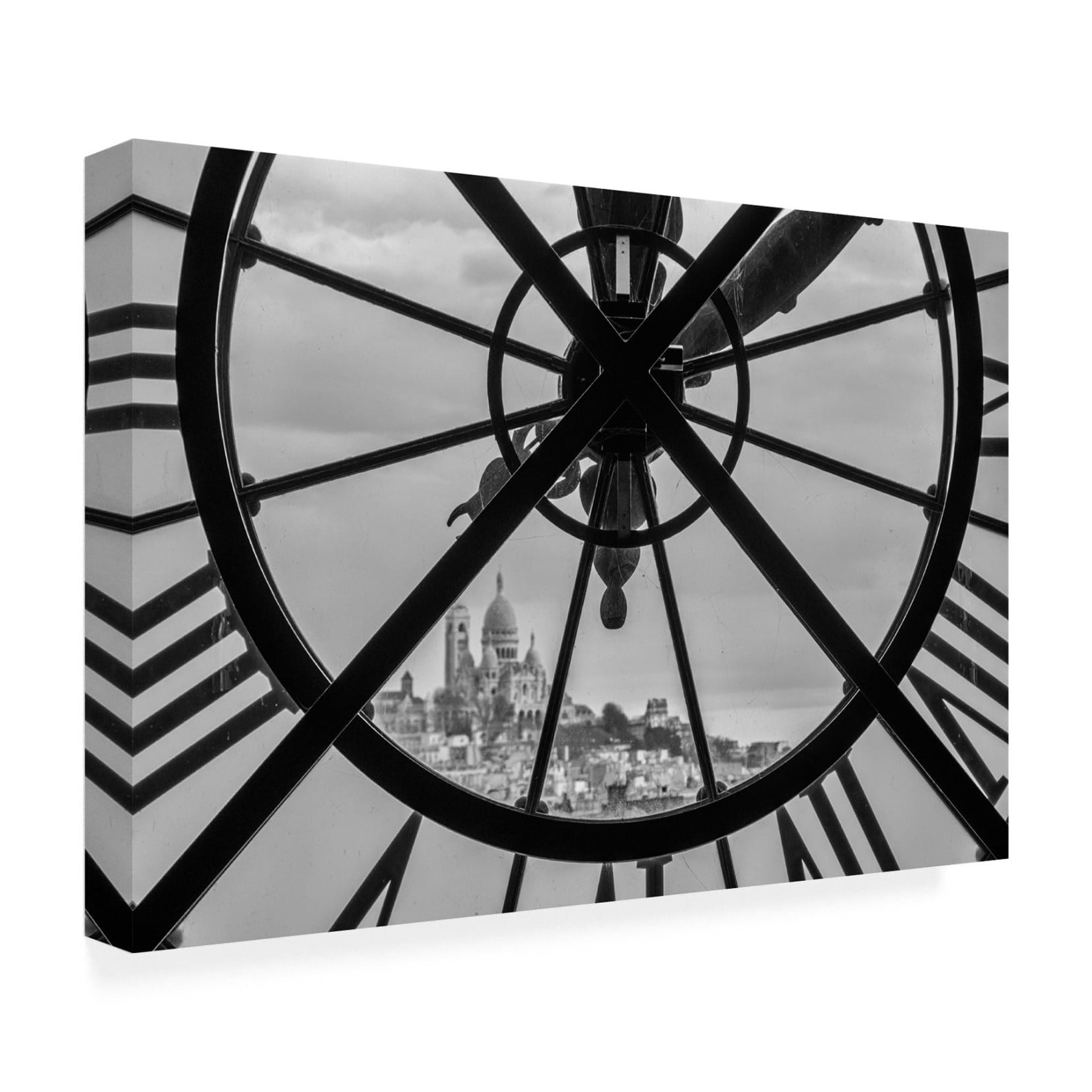 Canvas Wall Art - Joshua Raif 'A View Through Time' Wall Art for Living Room, Bedroom, or Office D?cor by Trademark Fine Art - 19 x 12 Inches