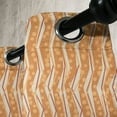 thumbnail image 3 of Ambesonne Burnt Orange Grommet Curtain, Chevron Zigzag Print, 50" x 84", Burnt Orange Off White, 3 of 6