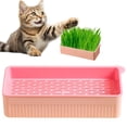 thumbnail image 2 of Cat Grass Planter - Qyaukm Cat Grass Growing Kit with Germination Tray - Indoor Gardening System for Pets, Soil-Free Planter Without Seeds, 2 of 7