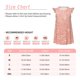 thumbnail image 3 of Fotbe Rose Gold Glitter Vestido de Dormir para Niñas de 3 a 10 Años, Mangas Cortas, Estilo Princesa, Pijama Camisón con Mangas Voladas-Large, 3 of 6