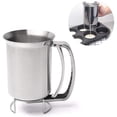 thumbnail image 2 of Stainless Steel Pancake Batter Dispenser - Perfect for Baking Pancakes, Cupcakes, Muffins, Crepes, and Waffles, 2 of 5
