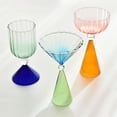 thumbnail image 2 of Cateissary Romantic Drinking Glasses Colorful Wine Glass for Tea Iced Pudding Organizadores de utensilios de cocina Verde, 2 of 4