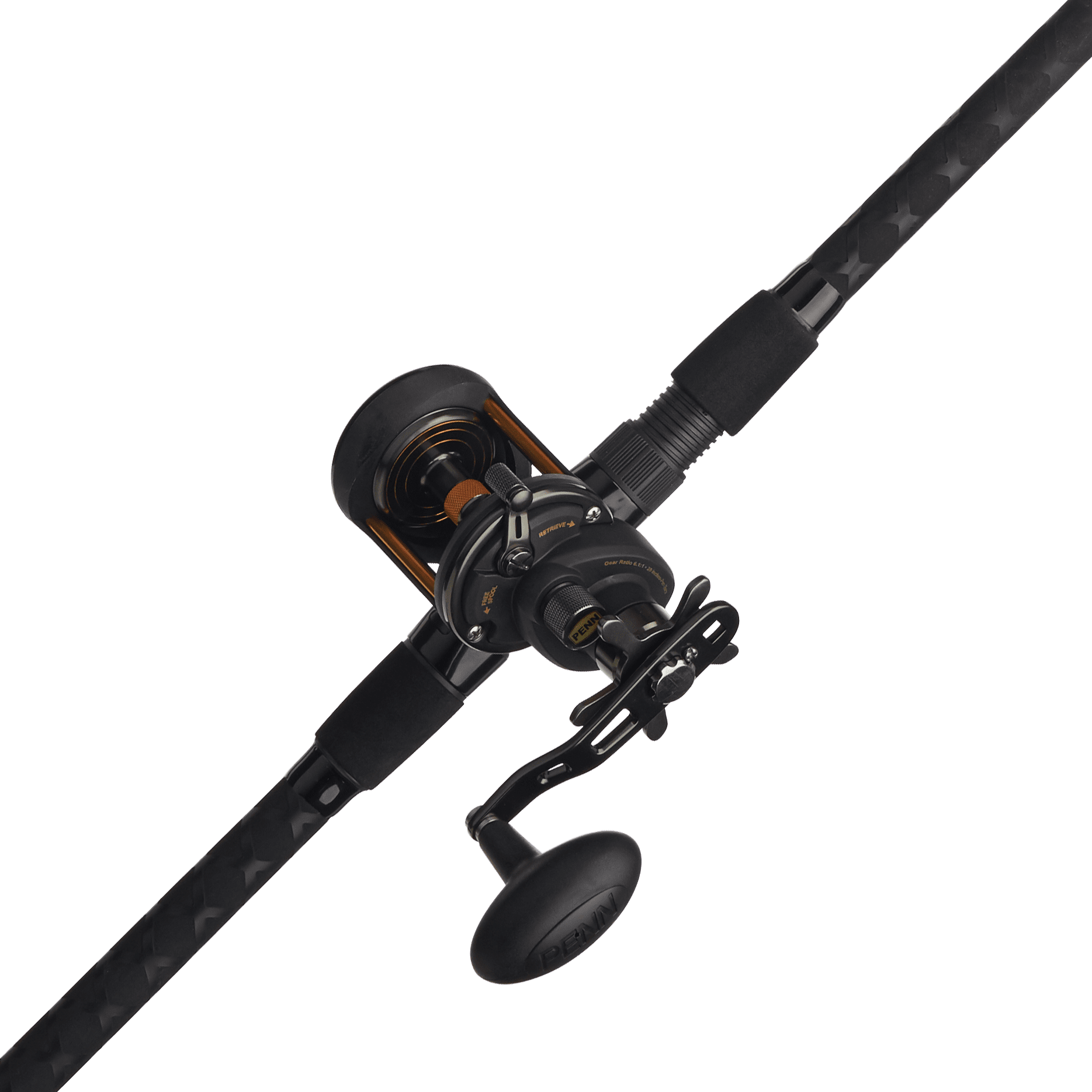 PENN Squall® II Star Drag Combo, 10' Medium Fishing Rod, 15 Size Reel