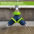 thumbnail image 6 of Soumake 1Pc/2Pcs Garden Hose Splitter Two-way Shut-off Valve Rust-proof Alloy Threaded Interface Connector Heavy Duty Outdoor Water Spigot Hose Y-Splitter Garden Supplies, 6 of 8