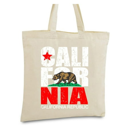 Awkward Styles California Republic Tote Bag Canvas Cali Reusable Per Gifts Bear Cloth From