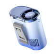 thumbnail image 4 of Ventiladores cinturón recargables por USB, con clip para la cintura, ventilador portátil recargable para escalada, camping y trabajos agrícolas. Azul, 4 of 8