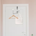 thumbnail image 3 of HEALEEP Over Door Hanger Rack Over Door Hanger Stainless Steel Organizer 1Pcs, 3 of 8
