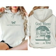 thumbnail image 3 of God Wants To Heal You Double Sided Hoodie – Psalm 30:2 Bible Verse Christian Pullover, Inspirational Faith Healing Hoodie, Religious Gift for Men and Women, 3 of 7