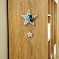thumbnail image 2 of Cagogo Clearance under $5 Wood Artificial Star-Shaped Wreath Rustic Grapevine Hanging Star Wreath with Small Stars Charm, Wicker Rattan Wreaths Decorated with Roses, Hydrangea Flowers for Home Wall, 2 of 9