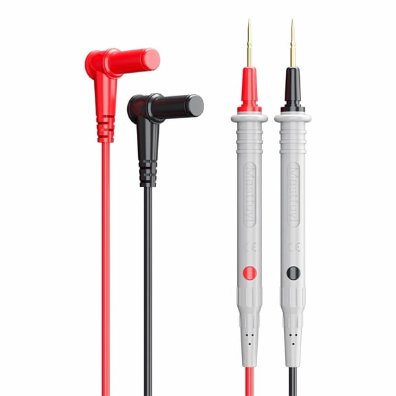 1000V 20A Multimeter Test Leads, Gold-Plated Probe Leads 46.5 Inches (118cm) Long, Red & Black Universal Test Probes for Electrical Diagnostics & DIY Projects