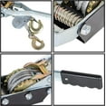 thumbnail image 3 of Power Puller 4T Double Gear Power Puller Suitable for Mobile Machinery Heavy Objects with 3 Hooks and Cables, 3 of 5