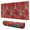 Red Christmas Tree-1, variant on Long Mouse Pads for Desk,Red Christmas Tree and Snowflake Pattern Desk Mats on Top Of Desks, Desk Mouse Pad Extra Large with 3mm Non-Slip Base and Stitched Edge for Gaming,Office,Work,Home 31.5x11.8in