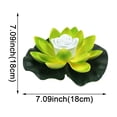 thumbnail image 2 of Floating Solar Pond Lights, 18cm Waterproof Underwater Flower Lamps with Color Changing, Battery Operated for Garden, Pool, and Party Decor, 2 of 6