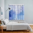 thumbnail image 5 of Curtains 84 Inches Long 2 Panels, Blue Purple Grommets Window Treatment Curtain, Modern Abstract Gradient Oil Painting Art Thermal Curtains Drapes for Living Room/Bathroom, 5 of 9