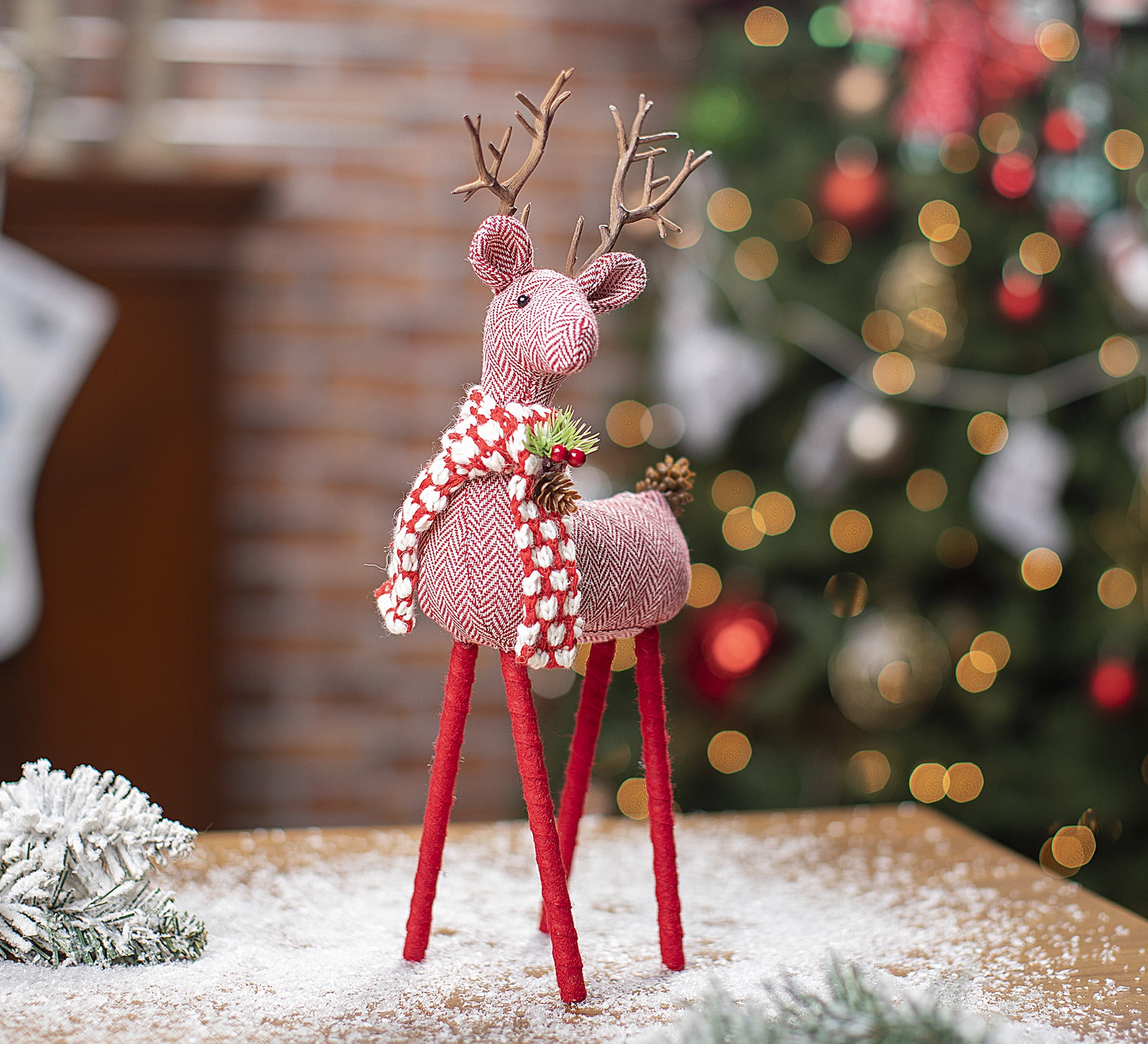 Christmas Reindeer Party Pack Mix 12 Edible STANDUP Cake Topper Decoration Xmas 
