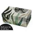 thumbnail image 7 of Ambesonne Green Bathroom Decor Set in a Gift Box, Exotics Scenario of Leaves, 4 Pcs, Teal Pale Khaki Fawn, 7 of 7