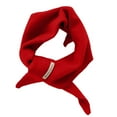 thumbnail image 1 of Lttoisl Triangle Knit Scarf Fall Winter Warm Shawl for Women, Cozy Wool Collar Cross Neck Wrap, Knitted Triangular Scarf Accessory, Luxurious Soft & Delicate Feel, 110x37cm, 1 of 8