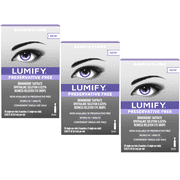 3 Pack - LUMIFY Redness Reliever Preservative Free Fast Acting Eye Drops, 20 Single Use Vials