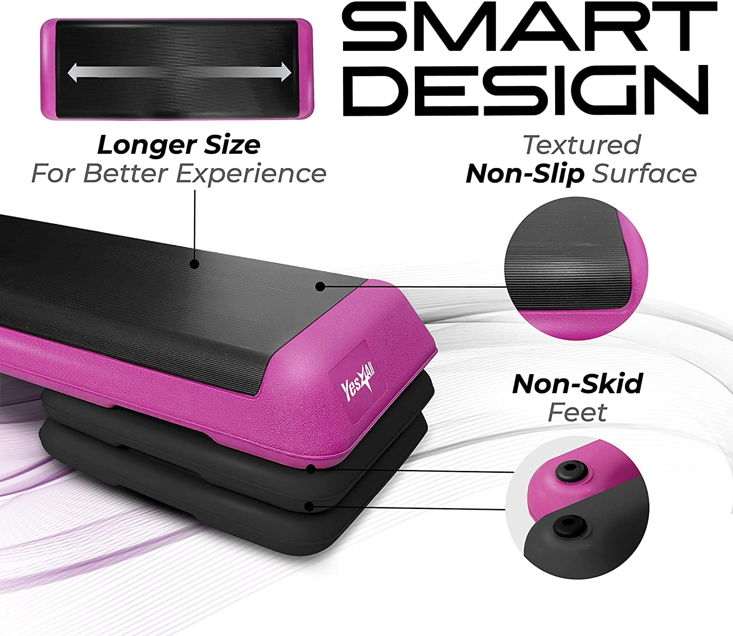 Pink aerobic step sale