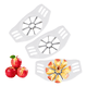 thumbnail image 1 of 3 Pzs Cortadores Descorazonador Y Manzanas Utensilio Cocina Xtellar blanco, 1 of 3