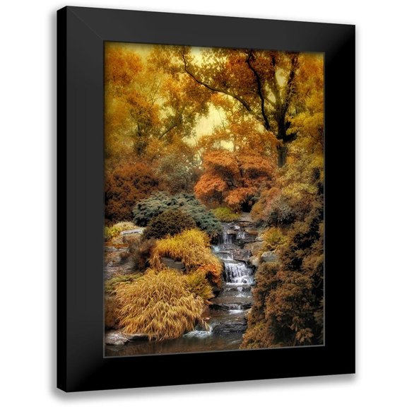 Jenney, Jessica 11x14 Black Modern Framed Museum Art Print Titled - Japanese Rock Garden