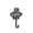 B, variant on Vintage Iron Coat Hook, Single Wall Mounted Hanger, Entryway Organizer for Behind Door, Rustic Coat Rack Hook, Farmhouse Wall Decor Hardware​, B