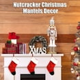 thumbnail image 3 of Decoraciones de Cascanueces Soldado de Madera ArlinaL, Figura de Cascanueces de 15 Pulgadas para Navidad en Estantes y Mesas (Dorado), 3 of 6