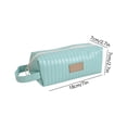 thumbnail image 4 of Summer Saving!Back_to_School Saving!School_Supplies!Under $1 dollars!Special Pencil Case Pouch, Colorful Pencil Pouch Makeup Brush Bags ForTeenagers Home Office Orginazer, Green, 4 of 7