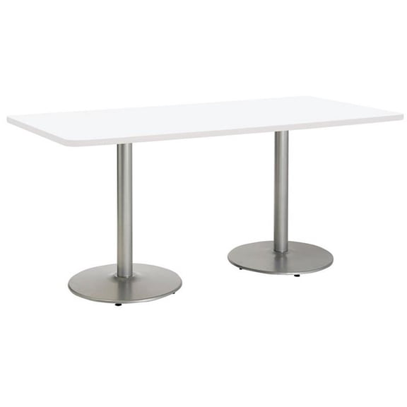 Pemberly Row 36" x 84" Standard Height Conference Table - White