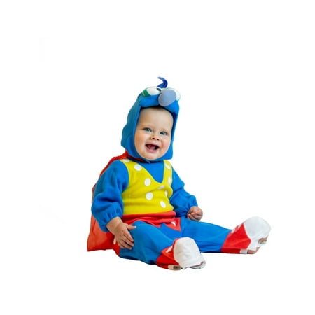 The Muppets Studios Gonzo Halloween Costume for Kids ? 0-6 Month Child - 0-6 Months - Blue