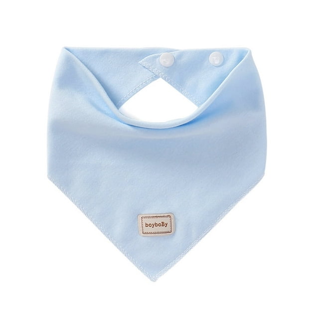 Baby Boy Girl Solid Color Cotton Cap Summer Hat with Ears Triangle Towel Scarf