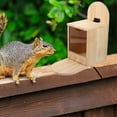 thumbnail image 2 of Squirrel Feeder Table Wooden Squirrel Picnic Feeder Squirrel Feeder Squirrels Feeding Box, 2 of 5