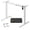 White + Single-motor+4, variant on LIANGKA White 350LBS Load Adjustable Desk Frame Single Motor Ergonomic Standing Desk Base with Smart Memory Height Settings for Office & Home