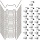 thumbnail image 1 of 100 piezas 50x abrazaderas de vidrio con clips de metal y 50x Z clips de superposición para accesorios de repuesto de vidrio de invernadero Clips de vidrio de invernadero Green, 1 of 5