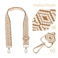 thumbnail image 3 of Woven Backpack Straps Purse Bag DIY Strap Strap Replacement for Handbag Cross Body Bag Strap Women Handbag Strap Miss, 3 of 6