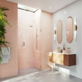 thumbnail image 2 of Illume 56.5 in. x 78 in. Wall Hinged Glass Shower Enclosure, 2 of 7