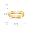 thumbnail image 2 of 14K Yellow Gold 4mm Flat Wedding Band Ring with Step Edge, 2 of 5