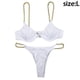 thumbnail image 2 of Conjunto de bikini sexy con correa de cadena de metal para mujer, traje de baño de 2 piezas Zhivalor CPB-DE-WX380-3, 2 of 6