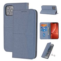 Dteck Wallet Case for Apple iPhone 14 Pro Max 6.7 inch (2022),Drop Protection Premium PU Leather Magnetic Closure Flip Holder ID Credit Card Slots Purse Phone Cover with Wrist Strap,Grey