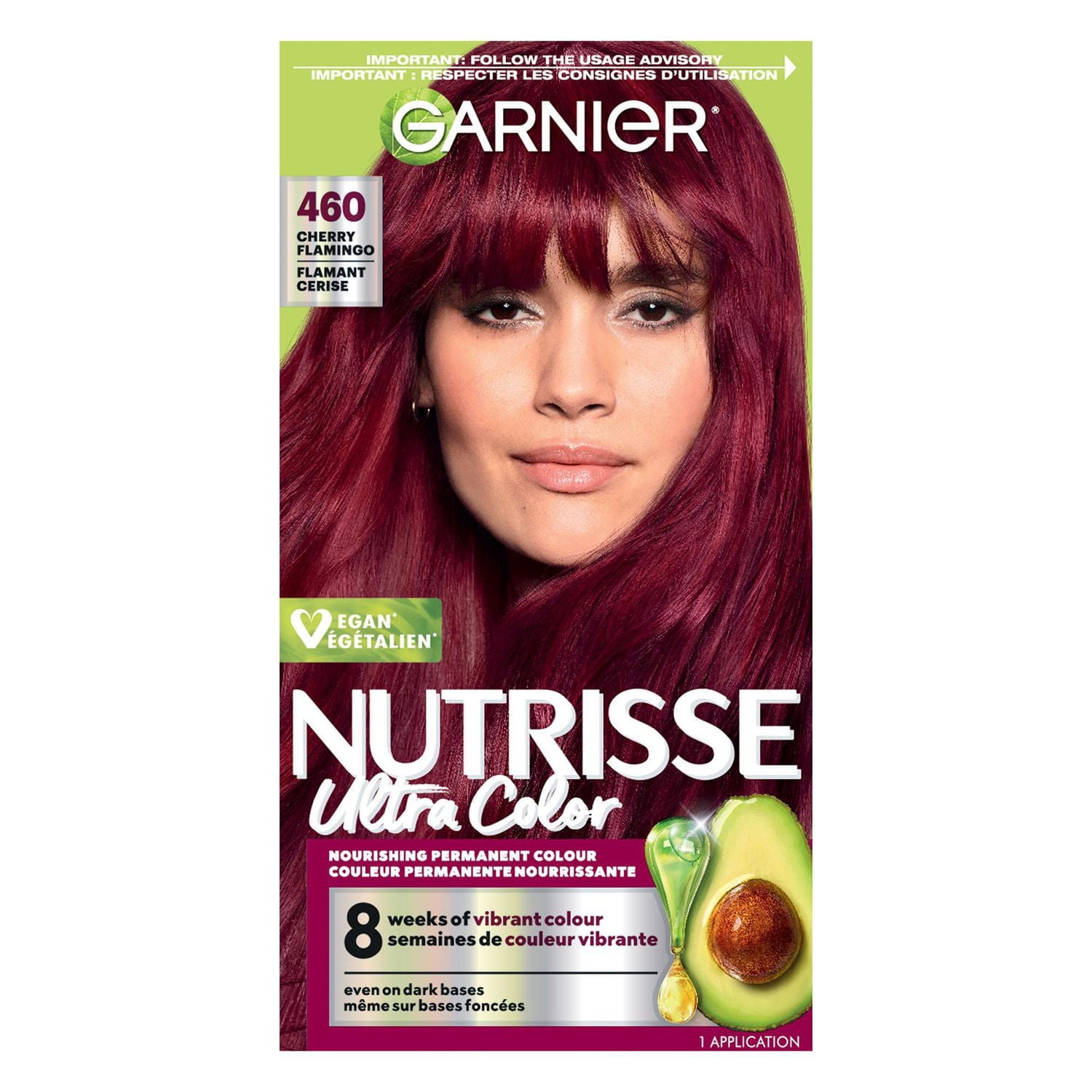 Garnier Nutrisse Ultra Color Permanent Hair Dye, Vibrant Long-Lasting Colour