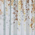 thumbnail image 5 of Orinice  Yellow Plant Shower Curtain Set Thick FabriEucalyptus Leaf Shower Curtains for Bathroom Succulent Botanical Bathroom Decor 36x72, 5 of 7
