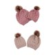 thumbnail image 1 of 2 juegos de gorras para padres e hijos, gorro de pompón para á y bebé, gorro de invierno, gorro de punto cálido Zulema Sombrero abrigado de mamá y niños, 1 of 8