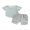 Gray, variant on Bagilaanoe 2pcs Toddler Baby Boy Short Pants Set Short Sleeve Striped Print T Shirt Tops   Shorts 6M 12M 18M 24M 3T Kids Casual Summer Outfits