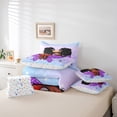thumbnail image 6 of jejeloiu Cartoon Black Princess 7-Piece Twin Bedding Sets,Chic Wings Crown Bedding Comforter Set,Black Blue Purple Sheet Sets For Girls Kids,Ultra Soft Home Decor Reversible, 6 of 8