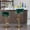 Green, variant on Pair of Green Fabric Bar Stools | Featuring Mechanical Lifting and Golden Legs | Enhance Your Bar's Ambiance