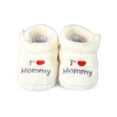 thumbnail image 5 of TeeHee Kids Fun and Cozy Baby Fleece Booties 2-Pack (0-6M, White & Grey), 5 of 5