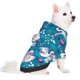thumbnail image 2 of Fotbe Swan On The Pond Sudadera con Estampado para Perros Pequeños – Suéter con Capucha para Mascotas, Tela Suave de Forro Polar con Bolsillo-X-Large, 2 of 7